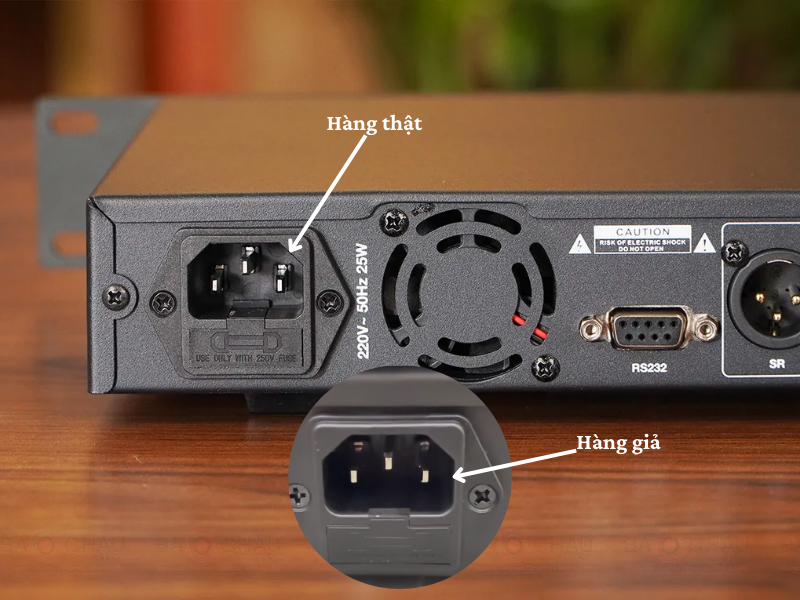 Hướng dẫn ph&acirc;n biệt thật giả vang số JBL VX8