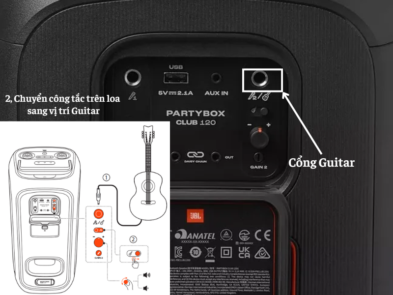 Hướng dẫn sử dụng Loa JBL Partybox Club 120!