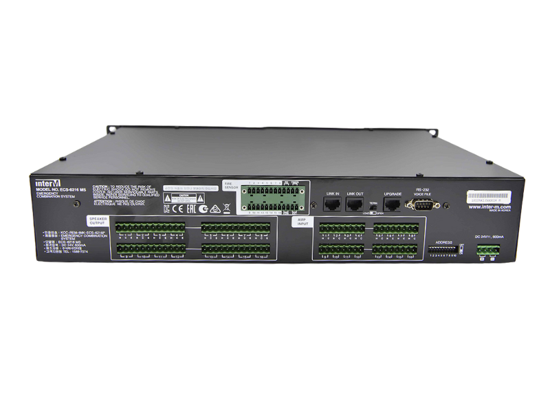 Bộ điều khiển ph&acirc;n v&ugrave;ng mở rộng của PX-6216 Inter-M ECS-6216MS