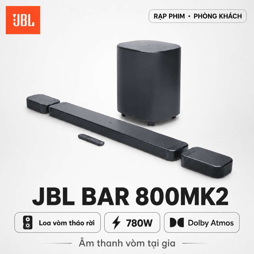 Loa Soundbar Bar JBL 800MK2