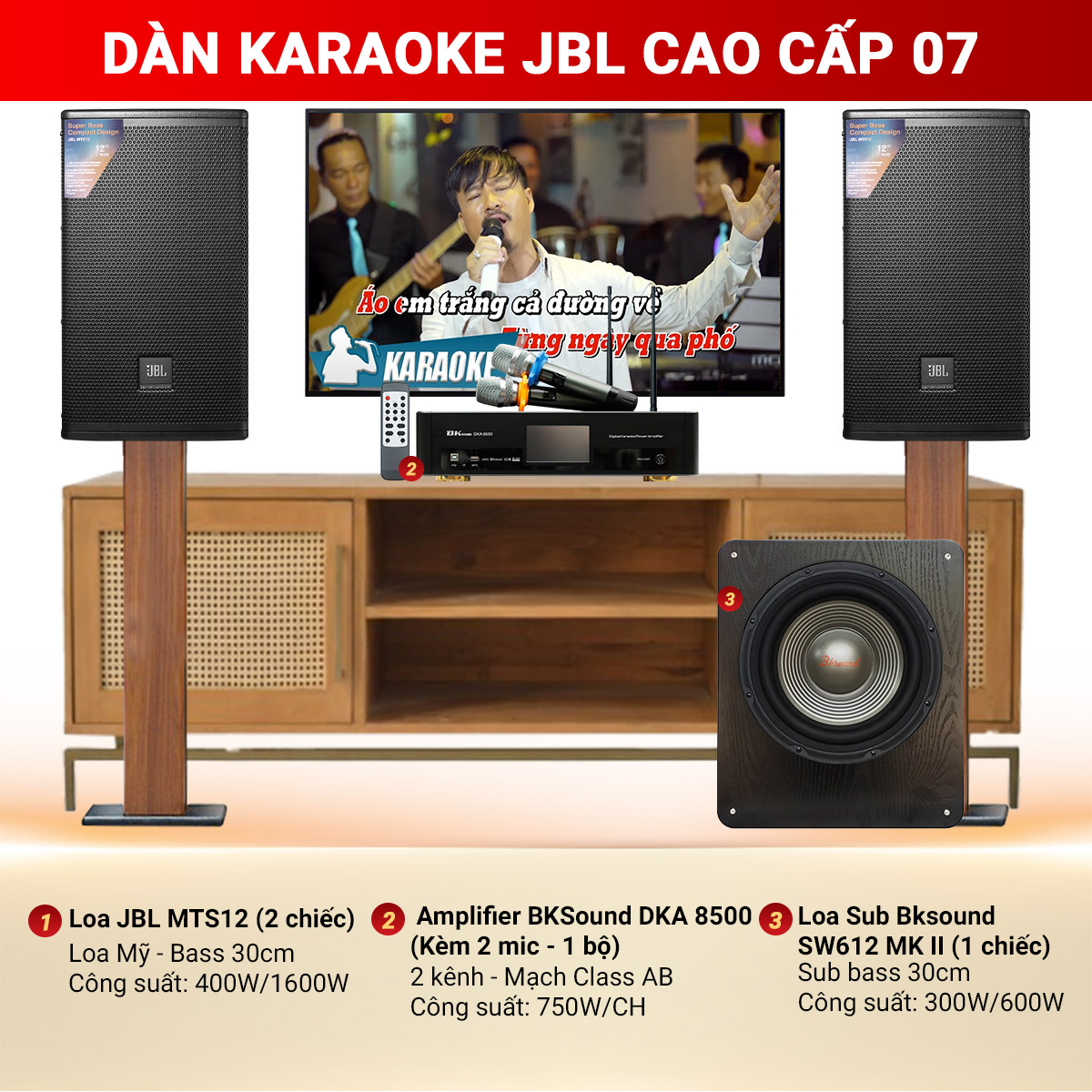 D&agrave;n Karaoke JBL Cao Cấp 07