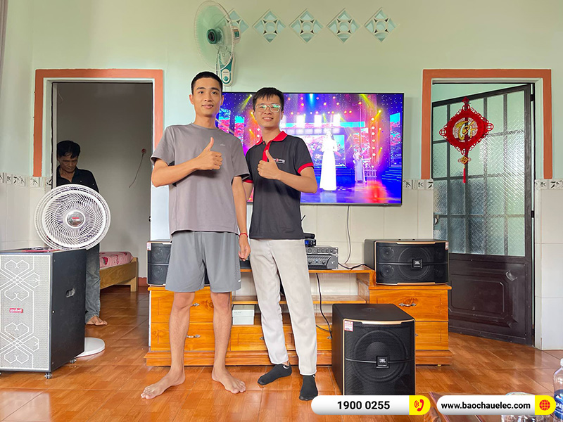 Lắp đặt d&agrave;n karaoke JBL hơn 50 triệu cho anh Vinhở Đồng Nai