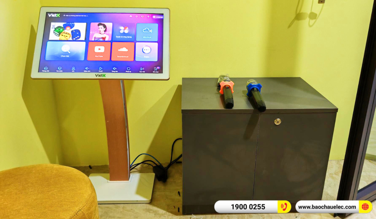 Lắp đặt 12 ph&ograve;ng h&aacute;t karaoke mini cho anh Tr&aacute;ng tại H&agrave; Nội