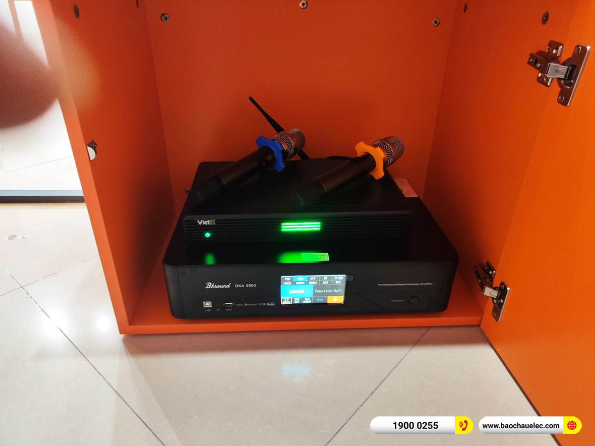 Lắp đặt 12 ph&ograve;ng karaoke box mini cho anh Ho&agrave;ng tại H&agrave; Nội
