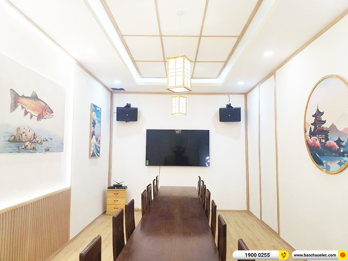 Lắp đặt 3 ph&ograve;ng karaoke JBL cho nh&agrave; h&agrave;ng của anh Thi ở TPHCM