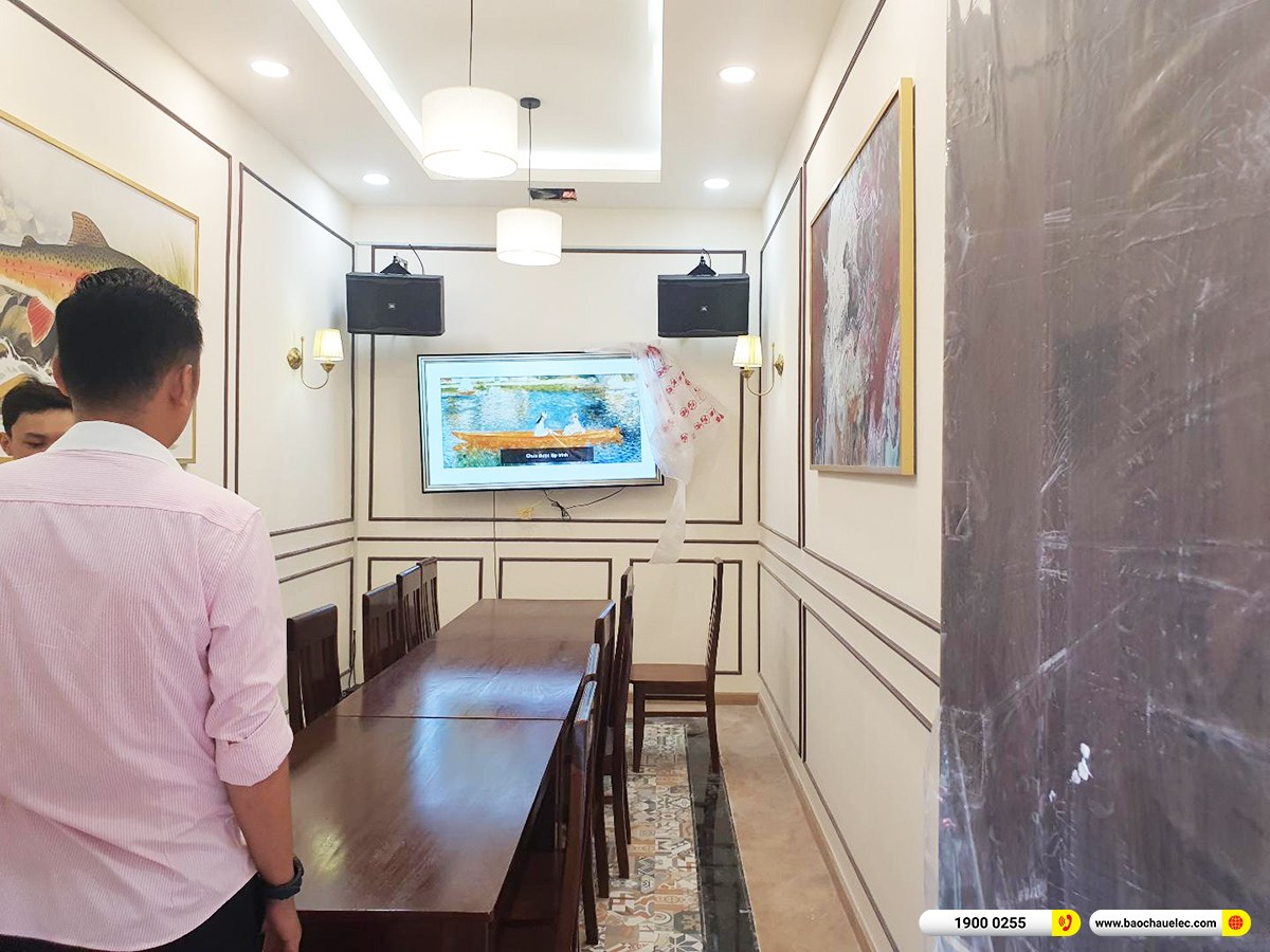 Lắp đặt 3 ph&ograve;ng karaoke JBL cho nh&agrave; h&agrave;ng của anh Thi ở TPHCM