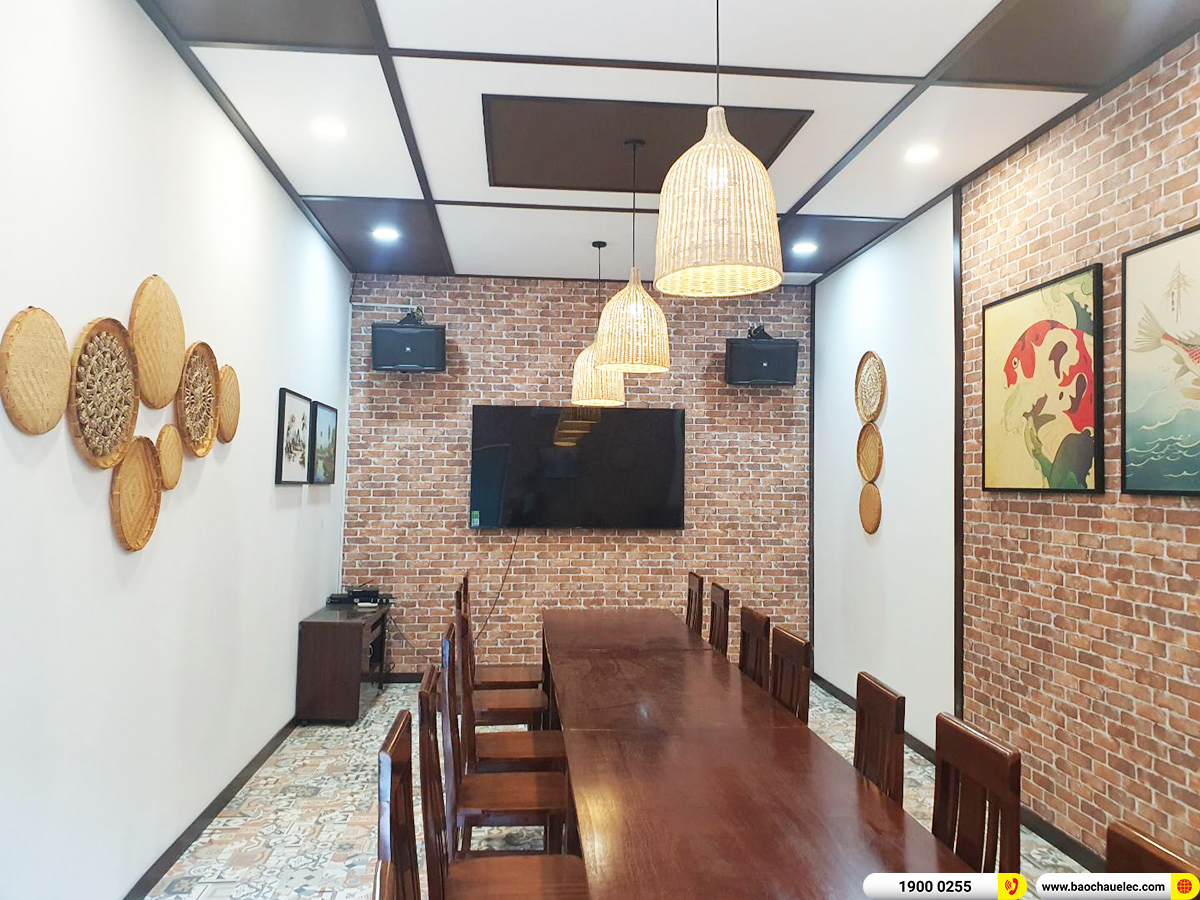 Lắp đặt 3 ph&ograve;ng karaoke JBL cho nh&agrave; h&agrave;ng của anh Thi ở TPHCM