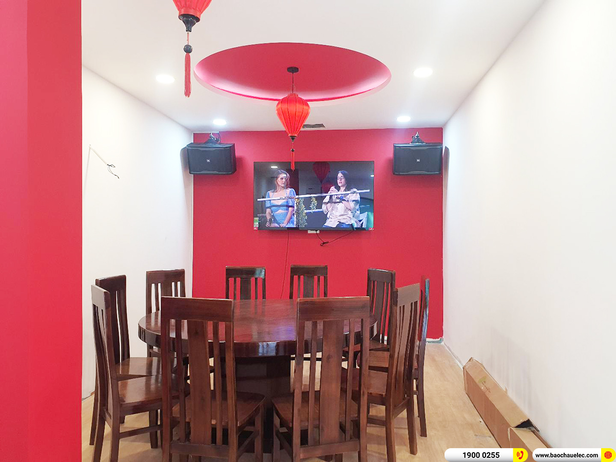Lắp đặt 3 ph&ograve;ng karaoke JBL cho nh&agrave; h&agrave;ng của anh Thi ở TPHCM