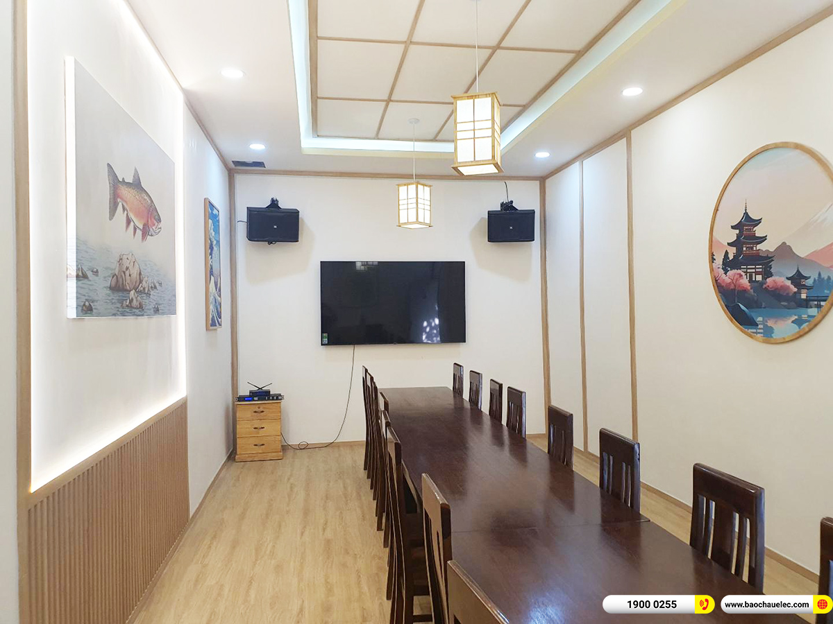 Lắp đặt 3 ph&ograve;ng karaoke JBL cho nh&agrave; h&agrave;ng của anh Thi ở TPHCM
