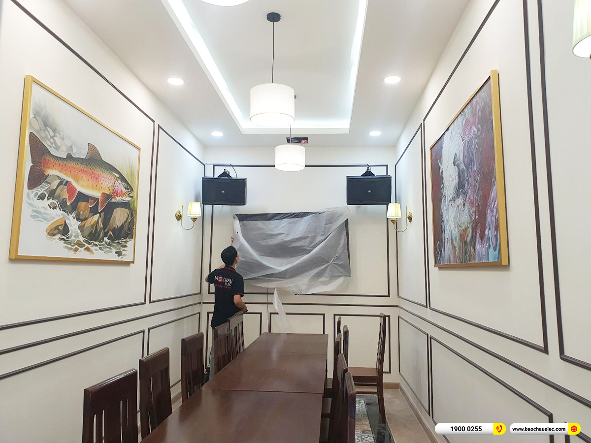 Lắp đặt 3 ph&ograve;ng karaoke JBL cho nh&agrave; h&agrave;ng của anh Thi ở TPHCM