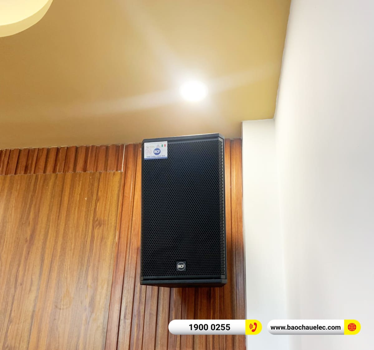 Lắp đặt 3 ph&ograve;ng karaoke RCF hơn 225tr cho nh&agrave; h&agrave;ng của anh Quang ở TPHCM 