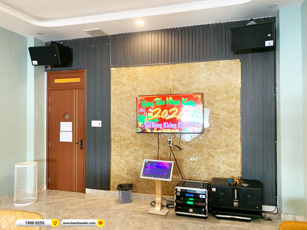 Lắp đặt 3 ph&ograve;ng karaoke RCF hơn 225tr cho nh&agrave; h&agrave;ng của anh Quang ở TPHCM