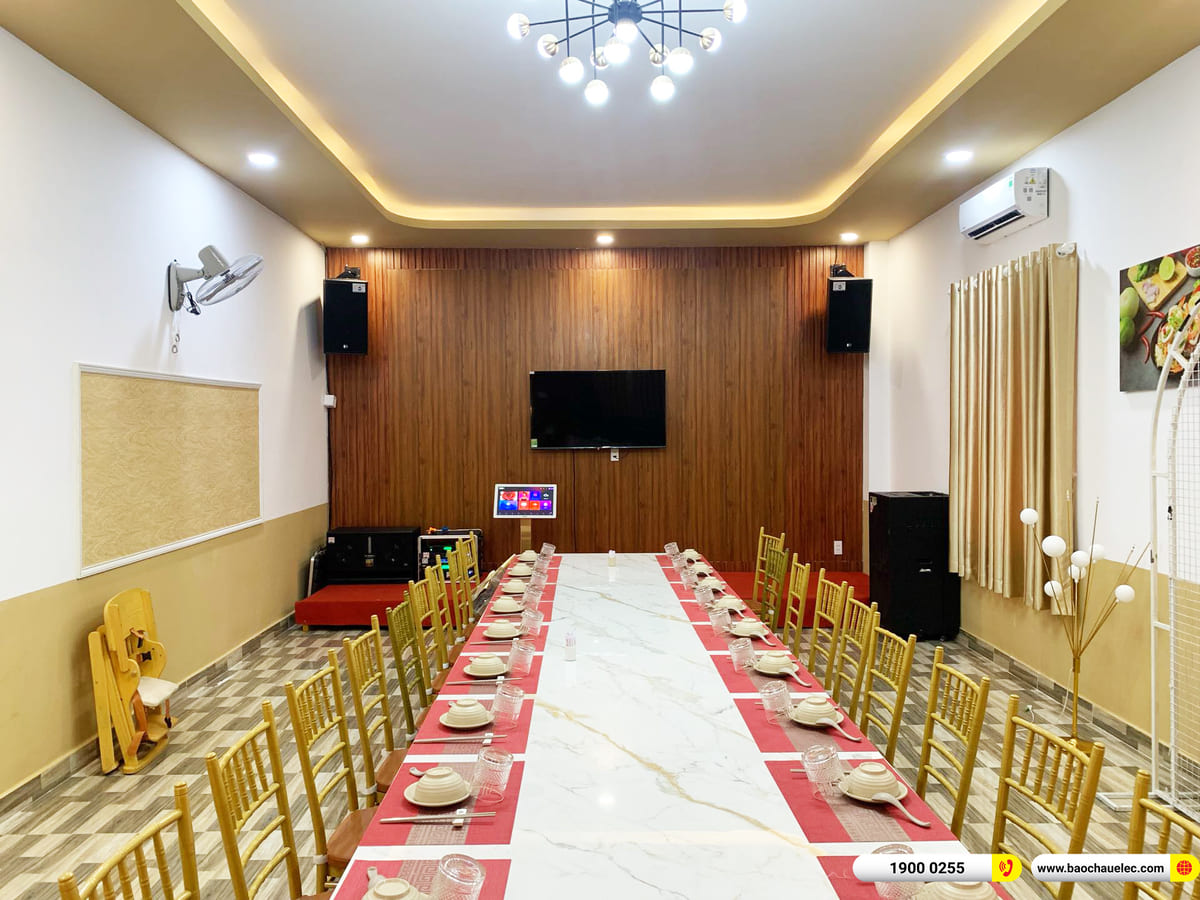 Lắp đặt 3 ph&ograve;ng karaoke RCF hơn 225tr cho nh&agrave; h&agrave;ng của anh Quang ở TPHCM