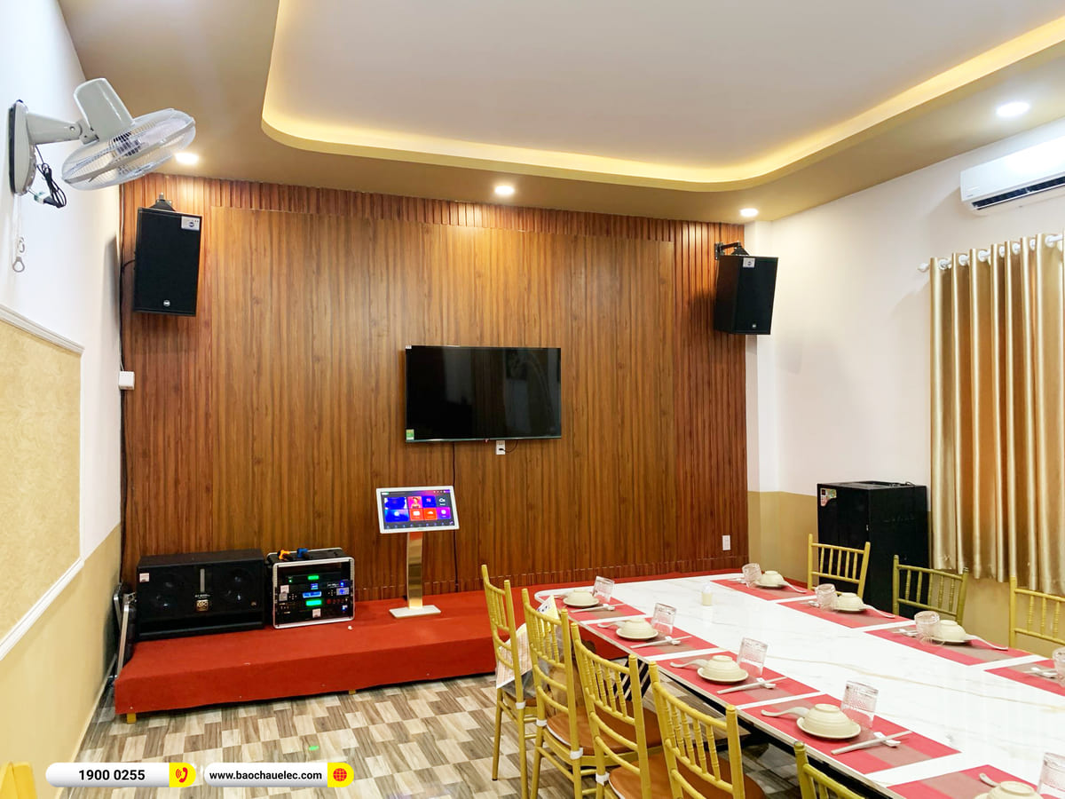 Lắp đặt 3 ph&ograve;ng karaoke RCF hơn 225tr cho nh&agrave; h&agrave;ng của anh Quang ở TPHCM