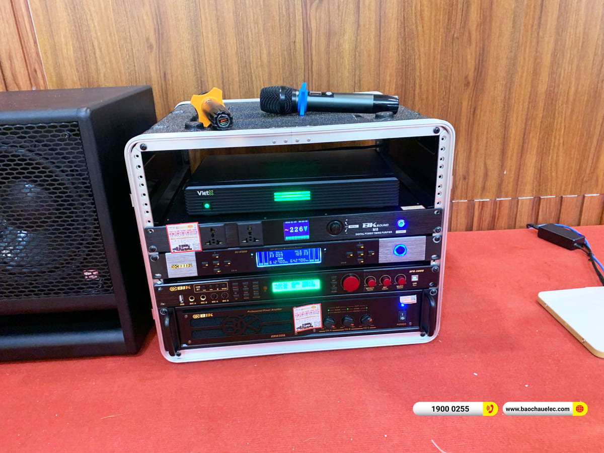 Lắp đặt 3 ph&ograve;ng karaoke RCF hơn 225tr cho nh&agrave; h&agrave;ng của anh Quang ở TPHCM