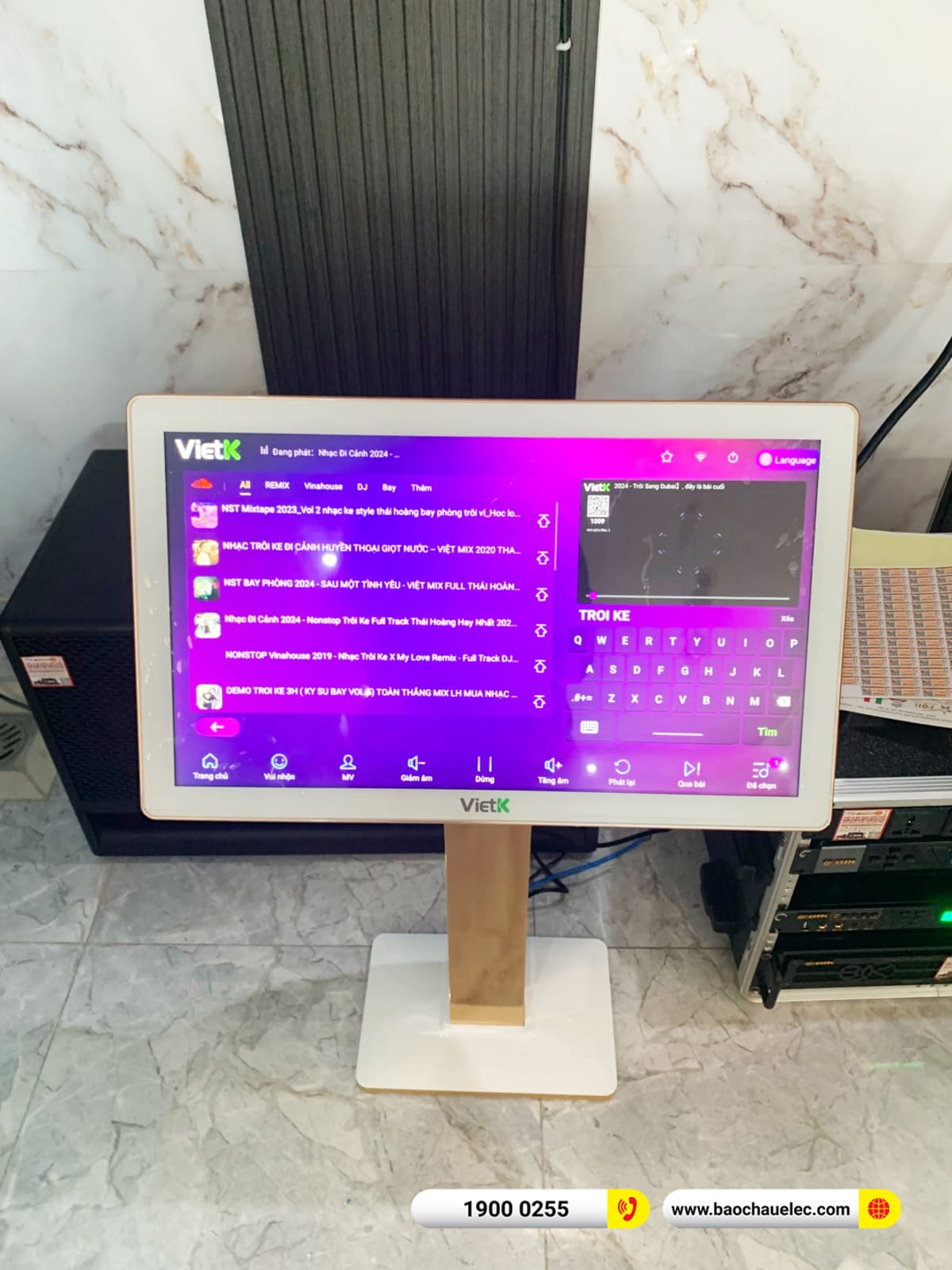 Lắp đặt 3 ph&ograve;ng karaoke RCF hơn 225tr cho nh&agrave; h&agrave;ng của anh Quang ở TPHCM 