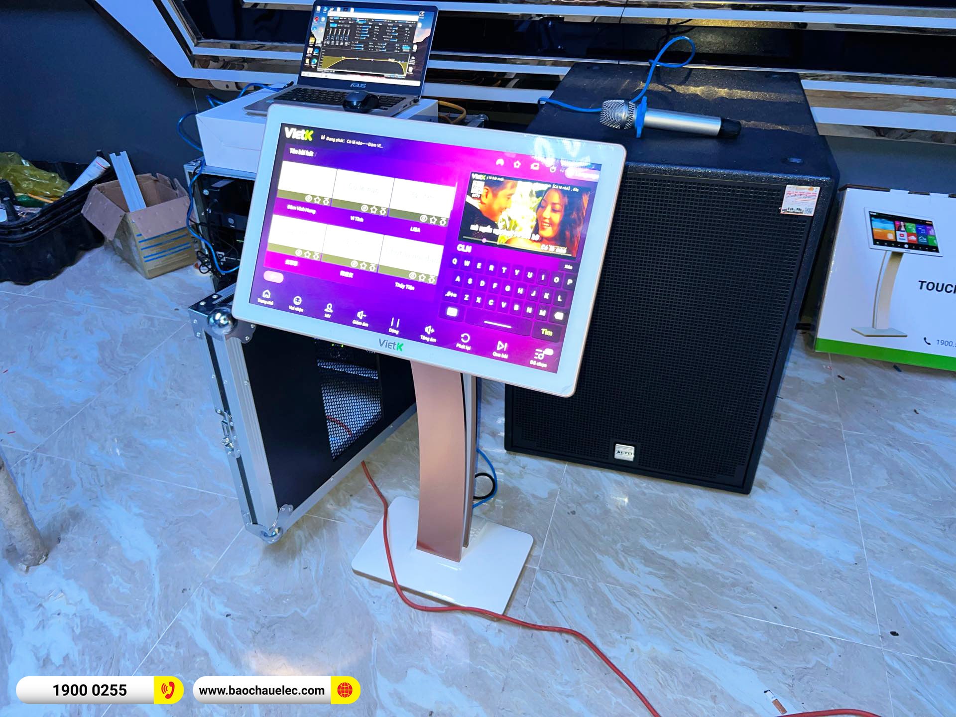 Lắp đặt 4 ph&ograve;ng h&aacute;t karaoke kinh doanh anh Long tại Quảng B&igrave;nh (BMB 1212SE, JBL KP4012, KX180A, CA-J804,&hellip;) 
