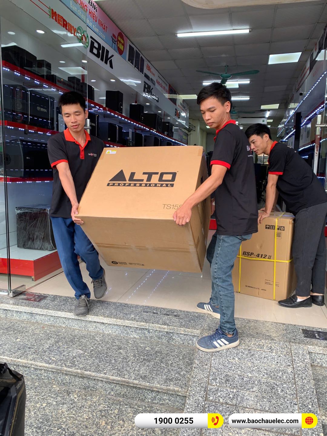 5 d&agrave;n &acirc;m thanh hội trường BIK cho 5 Nh&agrave; văn h&oacute;a Phường Ninh X&aacute; tại Bắc Ninh