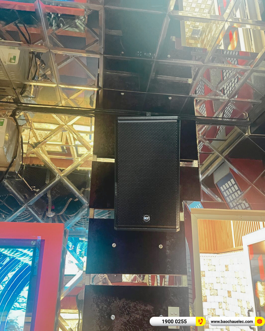 Lắp đặt 6 ph&ograve;ng h&aacute;t kinh doanh RCF hơn 242tr cho qu&aacute;n Karaoke Galaxy tại Đắk Lắk