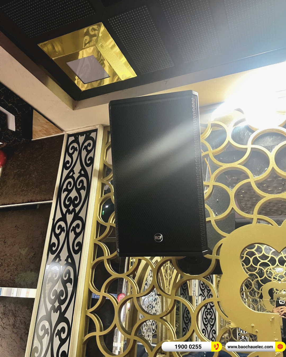 Lắp đặt 6 ph&ograve;ng h&aacute;t kinh doanh RCF hơn 242tr cho qu&aacute;n Karaoke Galaxy tại Đắk Lắk