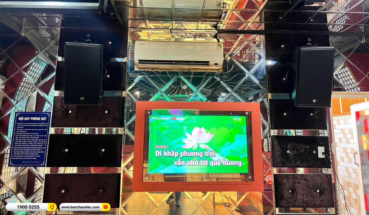 Lắp đặt 6 ph&ograve;ng h&aacute;t kinh doanh RCF hơn 242tr cho qu&aacute;n Karaoke Galaxy tại Đắk Lắk
