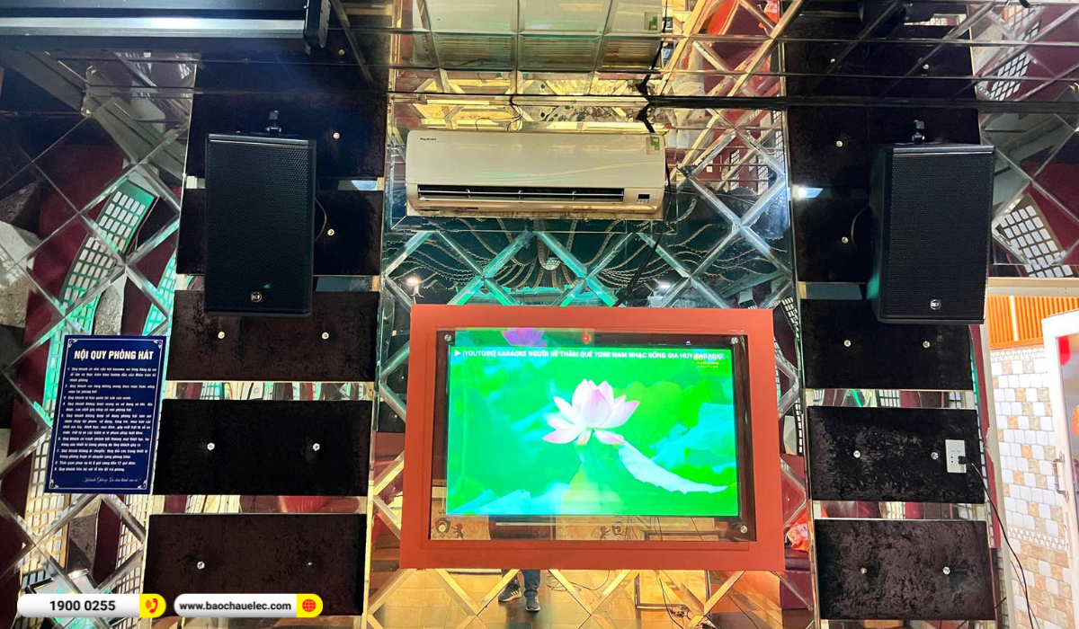 Lắp đặt 6 ph&ograve;ng h&aacute;t kinh doanh RCF hơn 242tr cho qu&aacute;n Karaoke Galaxy tại Đắk Lắk