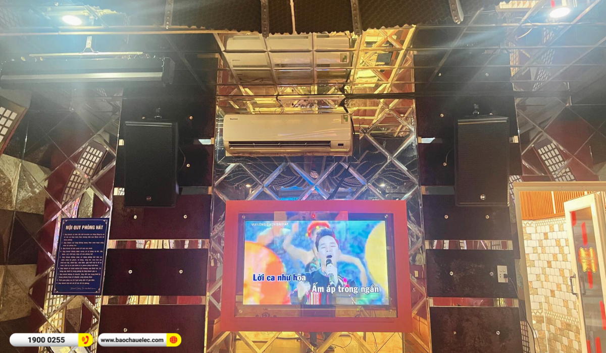 Lắp đặt 6 ph&ograve;ng h&aacute;t kinh doanh RCF hơn 242tr cho qu&aacute;n Karaoke Galaxy tại Đắk Lắk