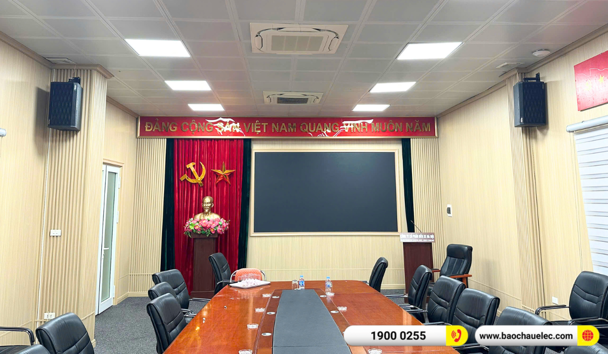 Lắp đặt &acirc;m thanh hội trường cho c&ocirc;ng ty cổ phần bến xe H&agrave; Nội tại Gi&aacute;p B&aacute;t 