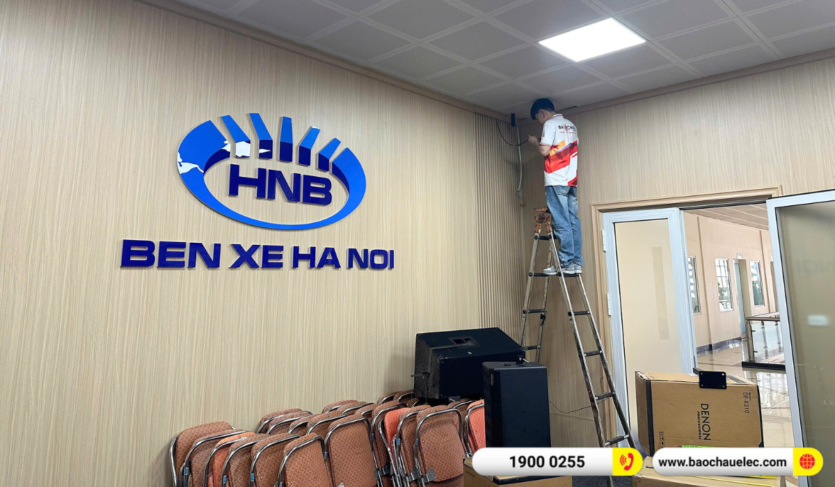 Lắp đặt &acirc;m thanh hội trường cho c&ocirc;ng ty cổ phần bến xe H&agrave; Nội tại Gi&aacute;p B&aacute;t