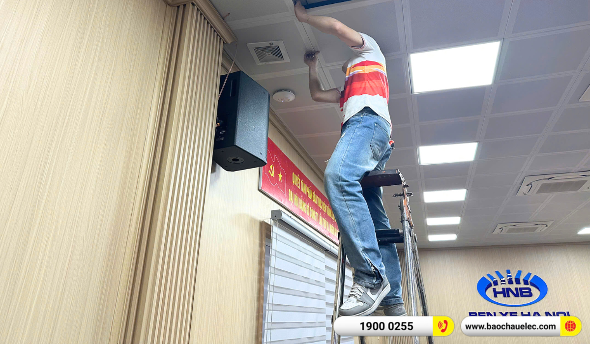 Lắp đặt &acirc;m thanh hội trường cho c&ocirc;ng ty cổ phần bến xe H&agrave; Nội tại Gi&aacute;p B&aacute;t