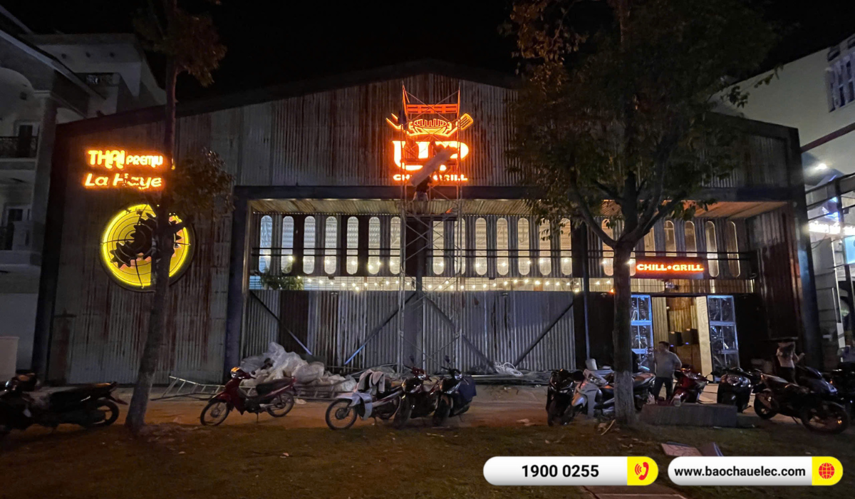 Lắp đặt &acirc;m thanh nh&agrave; h&agrave;ng Alto cho qu&aacute;n buffet lẩu nướng Up Grill & Chill tại Cần thơ