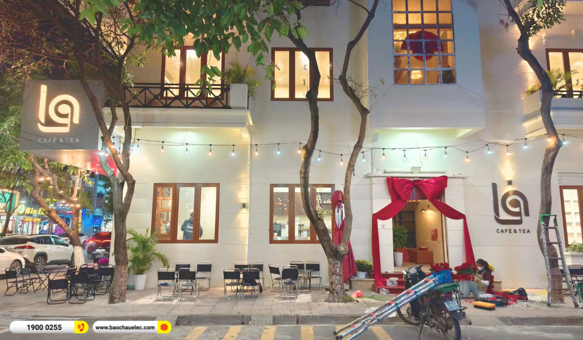 Lắp đặt &acirc;m thanh nhạc nền ITC cho qu&aacute;n La Caf&eacute; & Tea tại Bắc Ninh