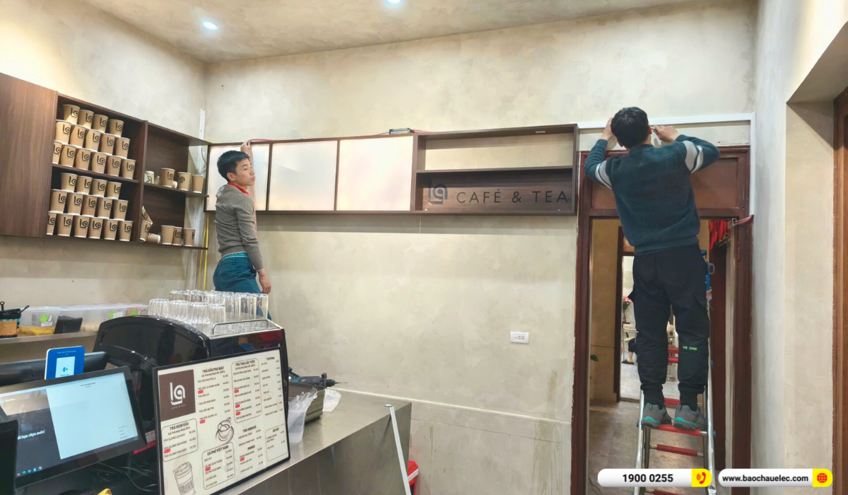 Lắp đặt &acirc;m thanh nhạc nền ITC cho qu&aacute;n La Caf&eacute; & Tea tại Bắc Ninh