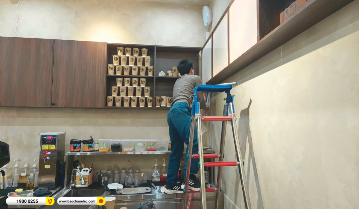 Lắp đặt &acirc;m thanh nhạc nền ITC cho qu&aacute;n La Caf&eacute; & Tea tại Bắc Ninh