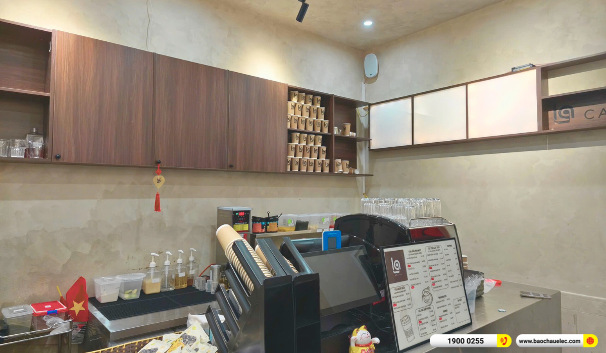 Lắp đặt &acirc;m thanh nhạc nền ITC cho qu&aacute;n La Caf&eacute; & Tea tại Bắc Ninh