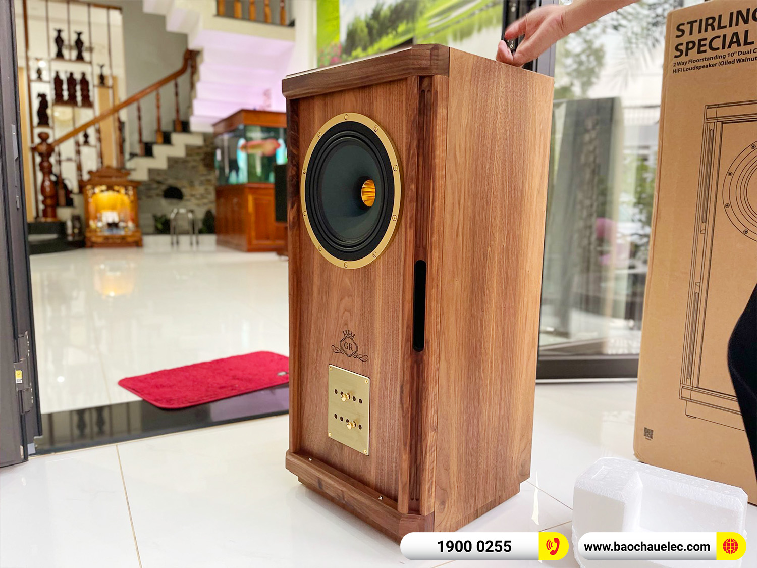 Lắp đặt Bộ Loa hi-end Tannoy hơn 148tr cho anh Dũng tại Đồng Nai