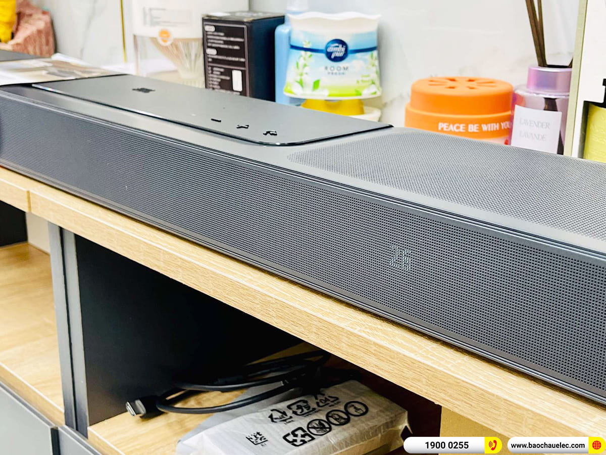 Lắp đặt bộ loa soundbar JBL Bar 1300 cho anh Duy ở Hậu Giang