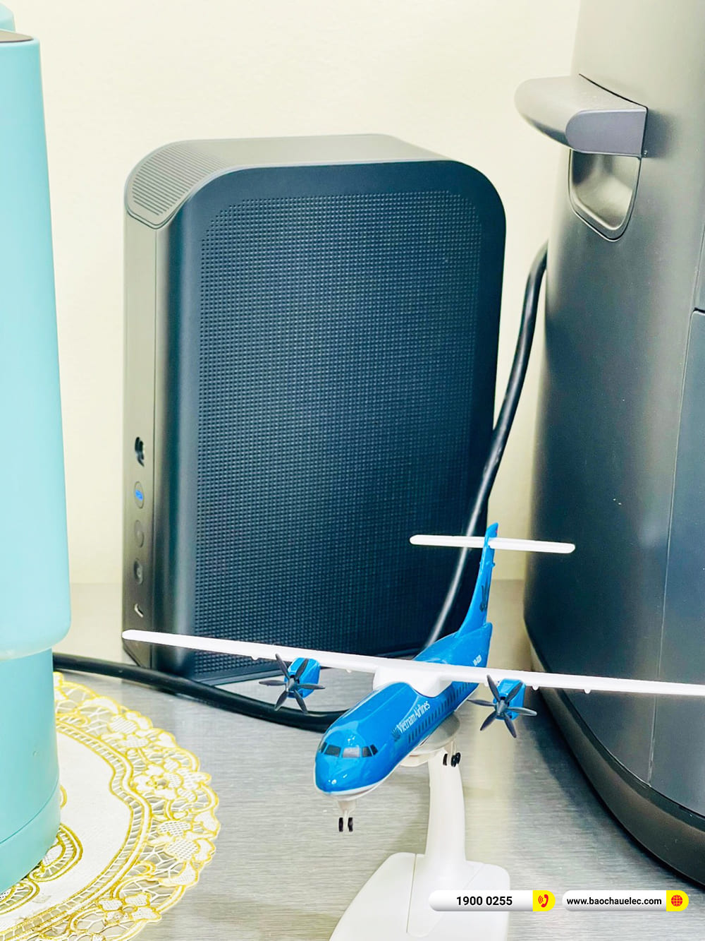Lắp đặt bộ loa soundbar JBL Bar 1300 cho anh Duy ở Hậu Giang