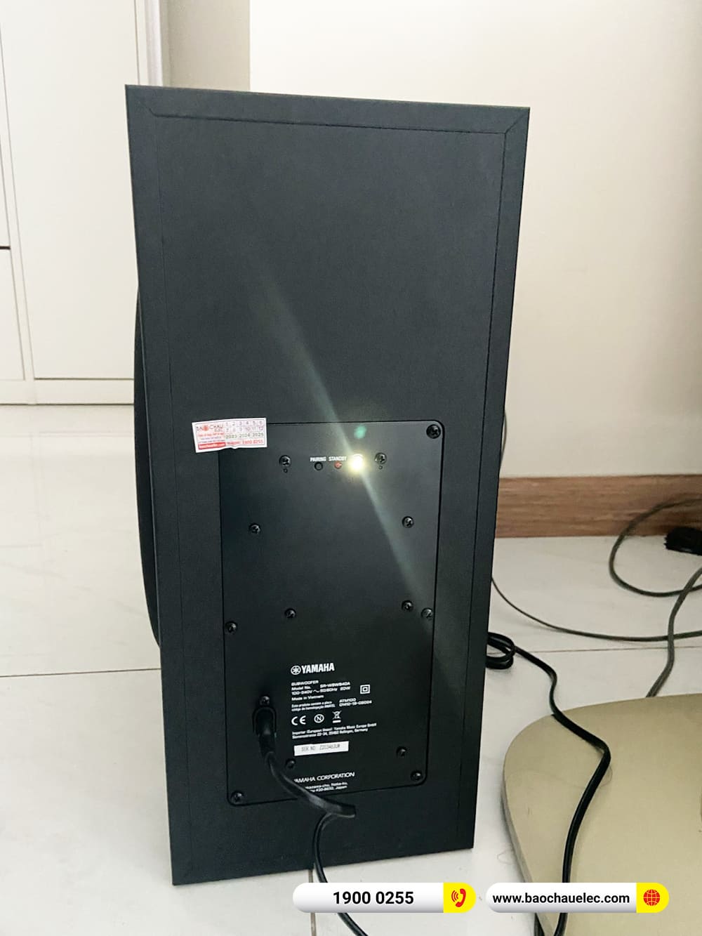 Lắp đặt bộ loa Soundbar Yamaha SR-B40A cho anh Quang ở TPHCM