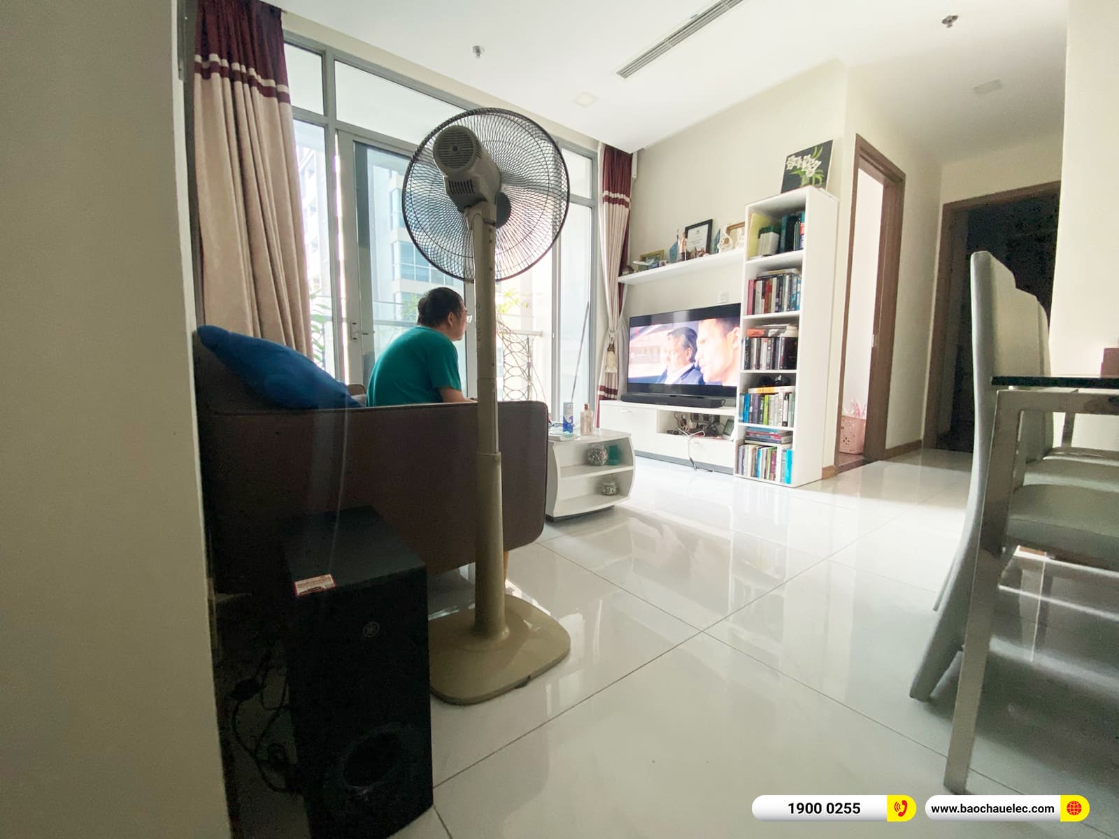 Lắp đặt bộ loa Soundbar Yamaha SR-B40A cho anh Quang ở TPHCM