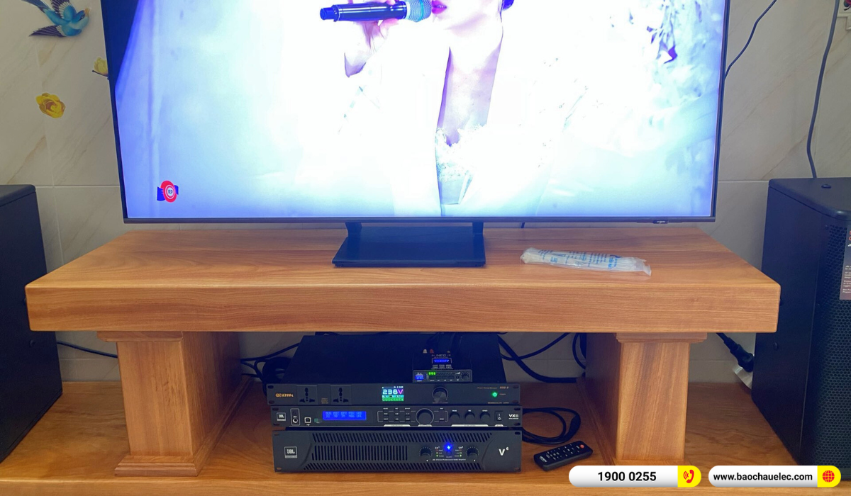 Lắp đặt d&agrave;n karaoke JBL hơn 65tr cho anh Chuyển tại TP HCM