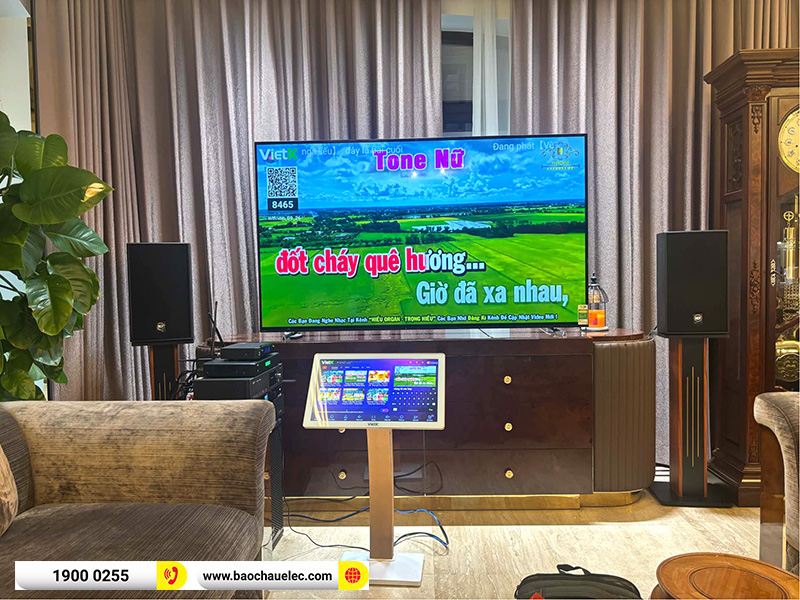 lắp đặt d&agrave;n karaoke, nghe nhạc RCF tại Hải Ph&ograve;ng
