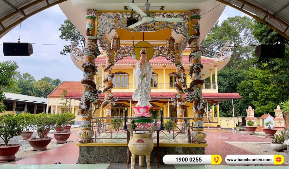 Lắp đặt d&agrave;n &acirc;m thanh Alto cho ch&ugrave;a Phước Hưng tại B&igrave;nh Dương