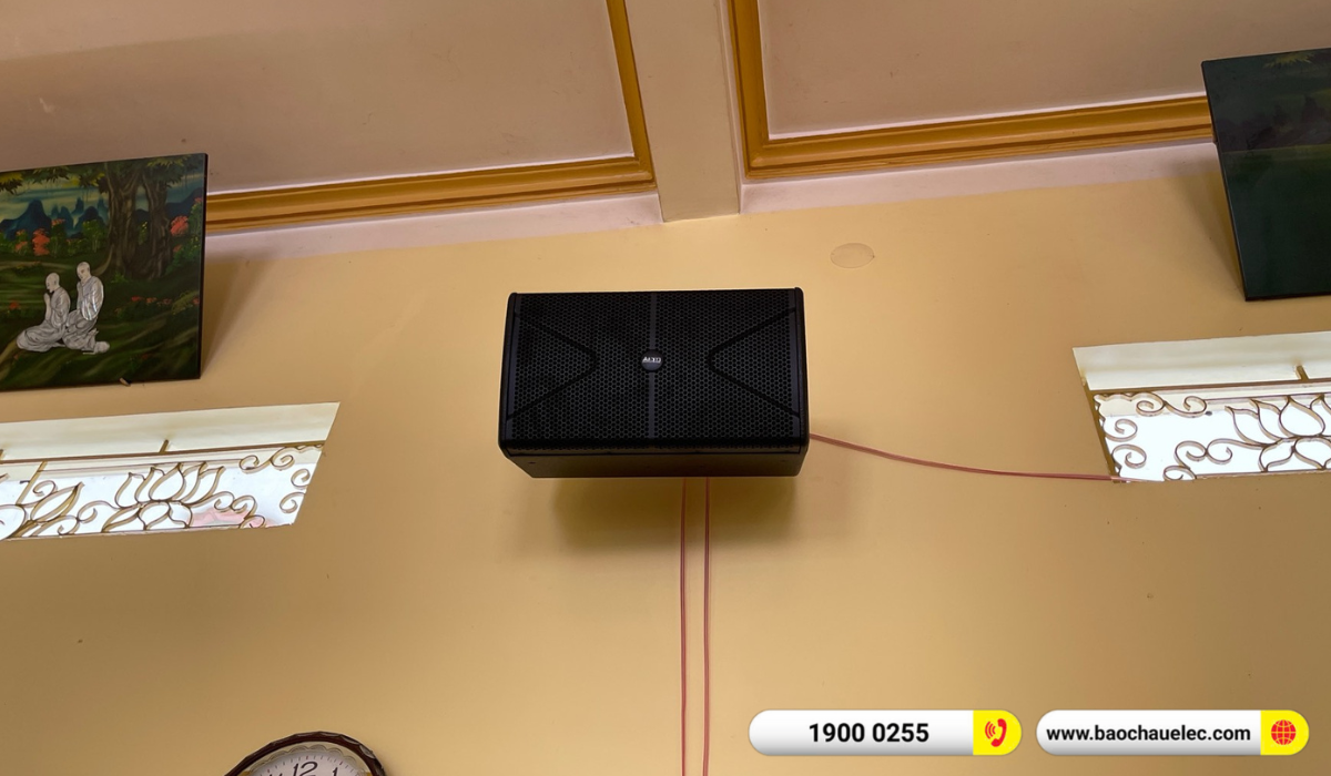 Lắp đặt d&agrave;n &acirc;m thanh Alto cho ch&ugrave;a Phước Hưng tại B&igrave;nh Dương
