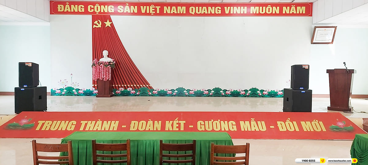 Lắp đặt d&agrave;n &acirc;m thanh Alto cho Ủy ban nh&acirc;n d&acirc;n x&atilde; Ea Bung ở Đăk Lăk