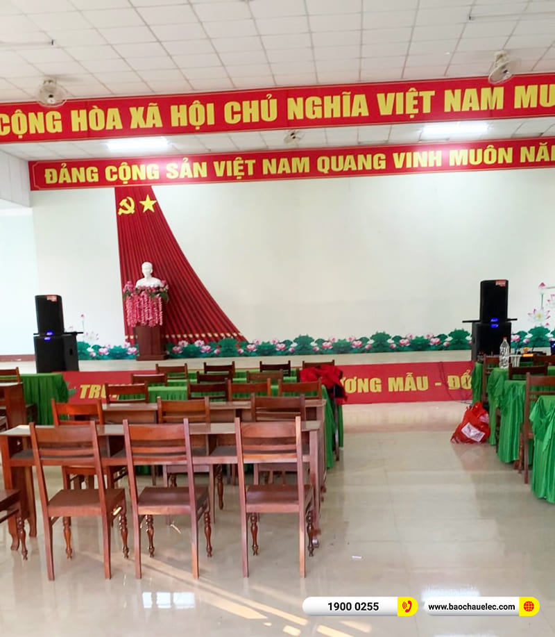 Lắp đặt d&agrave;n &acirc;m thanh Alto cho Ủy ban nh&acirc;n d&acirc;n x&atilde; Ea Bung ở Đăk Lăk