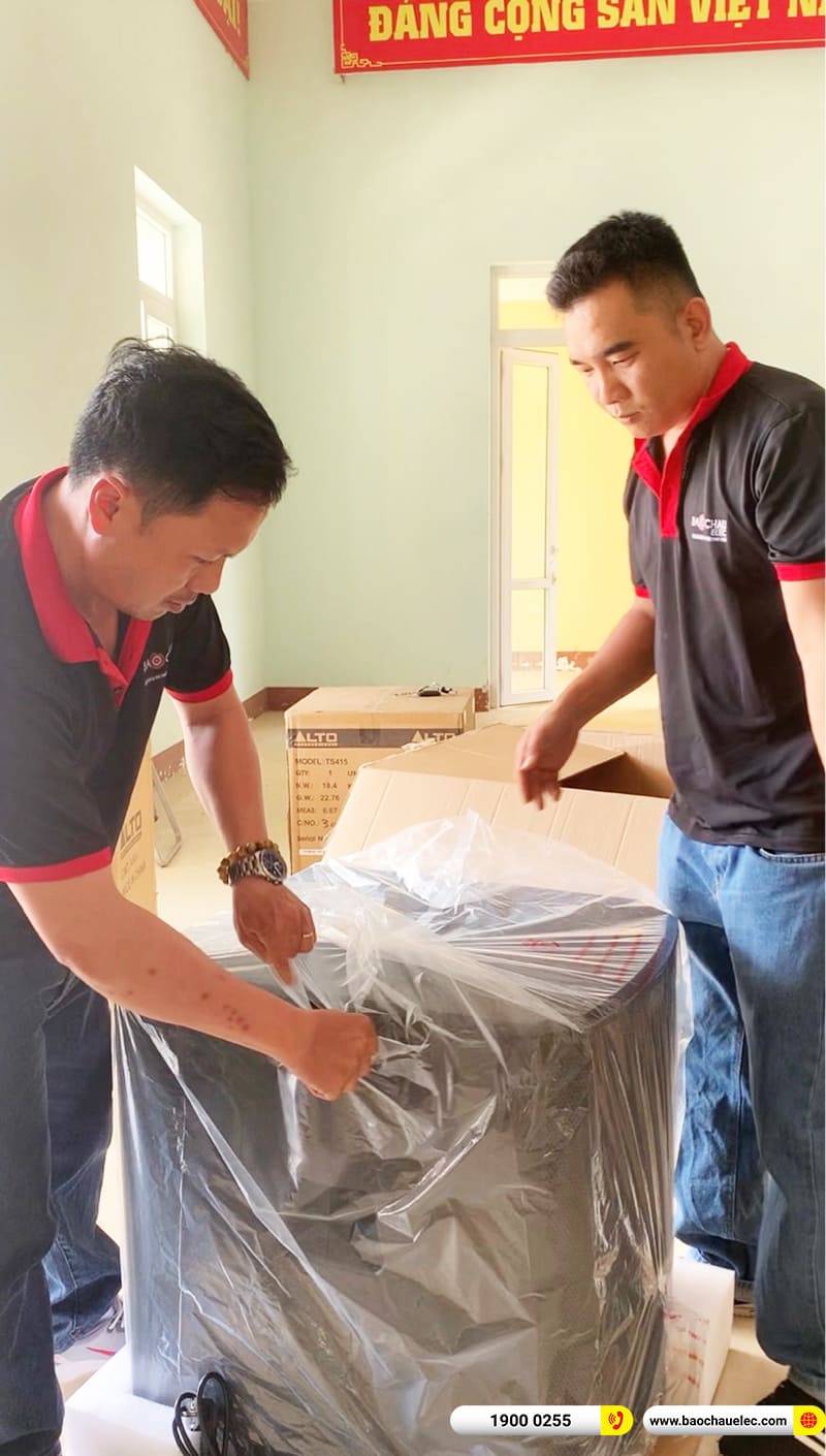 Lắp đặt d&agrave;n &acirc;m thanh Alto cho Ủy ban nh&acirc;n d&acirc;n x&atilde; Ea Bung ở Đăk Lăk