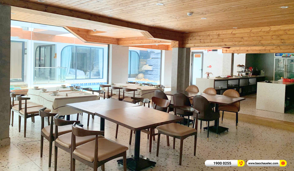 Lắp đặt dàn âm thanh BIK cho Nhà hàng Ô Mê Ly Homestay tại Bắc Ninh