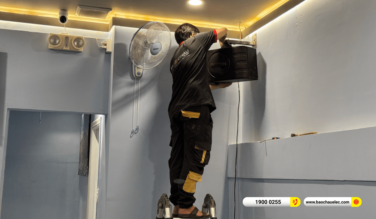 Lắp đặt d&agrave;n &acirc;m thanh BIK cho qu&aacute;n bar Firend Bar tại TP HCM