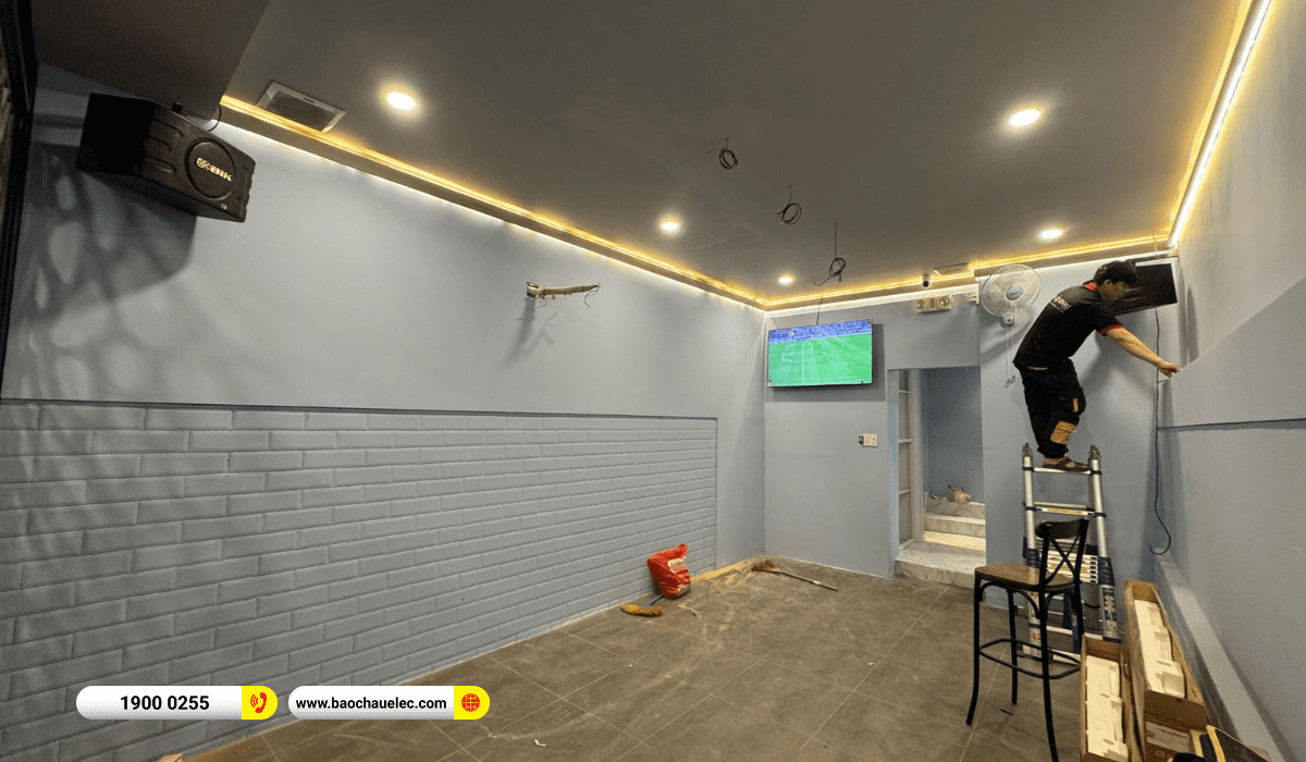 Lắp đặt d&agrave;n &acirc;m thanh BIK cho qu&aacute;n bar Firend Bar tại TP HCM